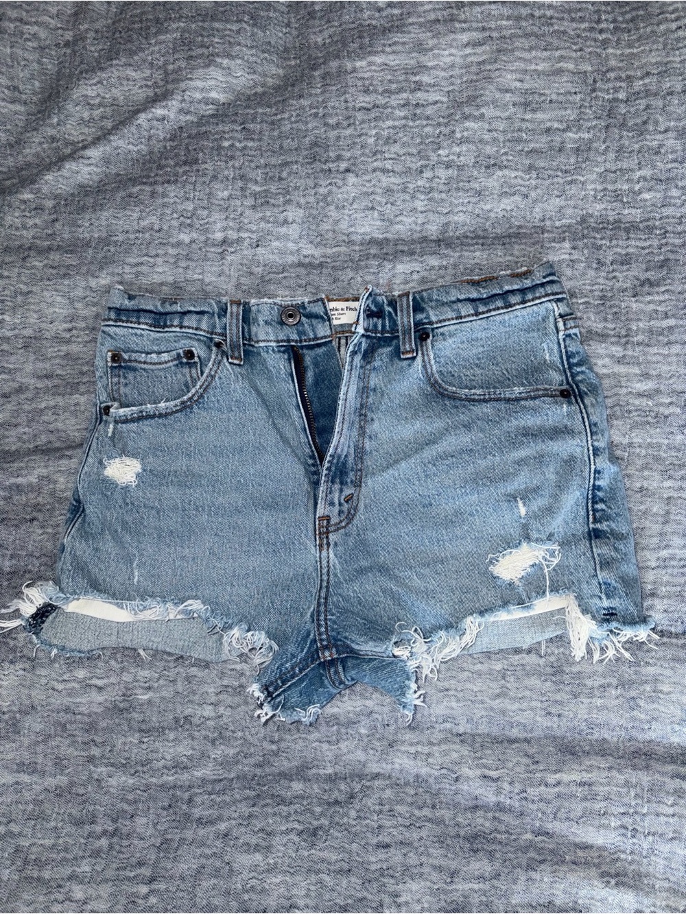 Light Blue Denim Shorts